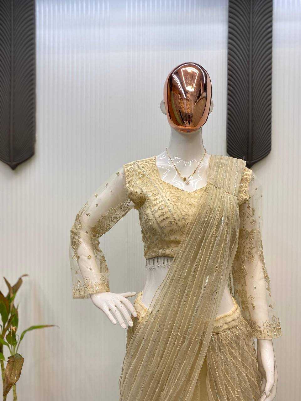 Ynf Butterfly Net RIN141 1956 Sarees Wedding Collections Festive Collections Wholesale Ready To Wear Sarees Net Sarees Embroidered Sarees Manufacturer