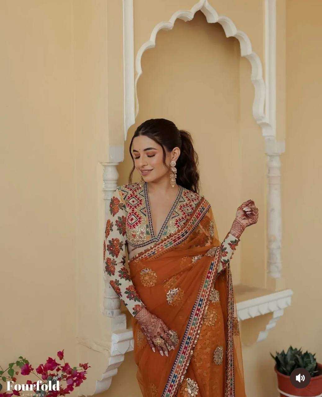 Ynf Butterfly Net RIN215 487 Sarees Wedding Collections Wholesale Party Wear Sarees Sangeet Outfits Manufacturer