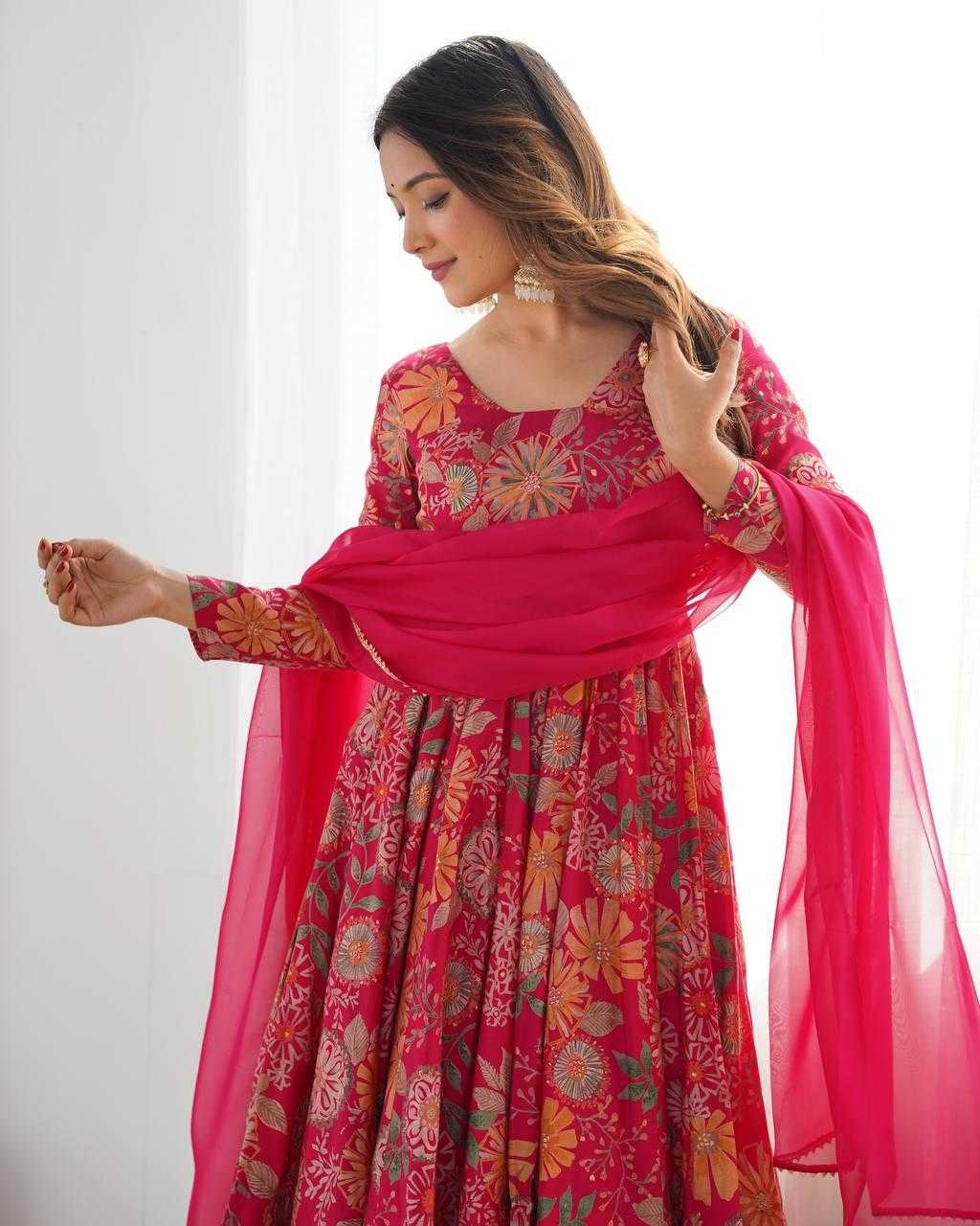 Ynf Chanderi Silk KESH504 52 Kurti Wholesale Festive Kurtis Designer Kurtis Fancy Kurti Manufacturer