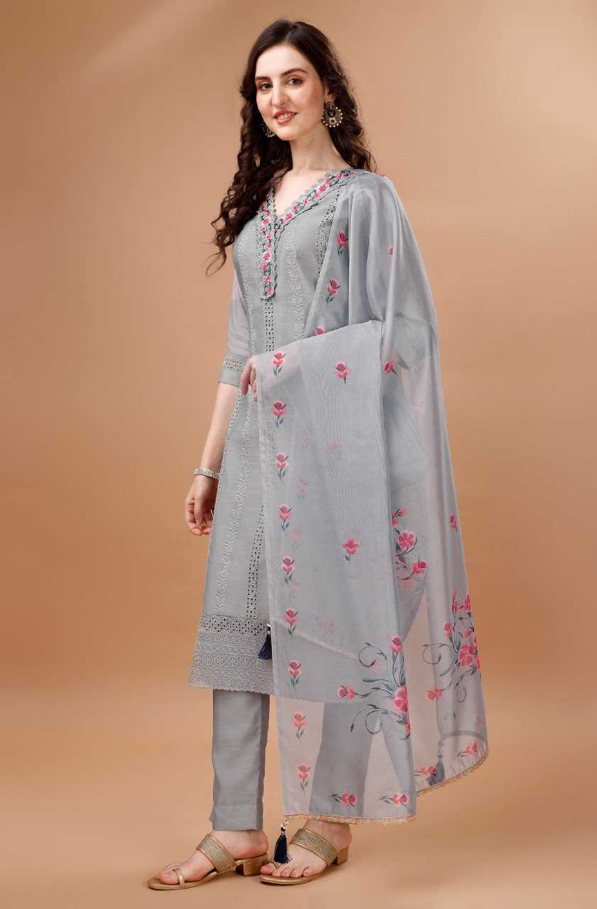 Ynf Chanderi Silk KESH507 116 Suits & Dresses Wholesale Ladies Suits Party wear suits Designer Suits Manufacturer