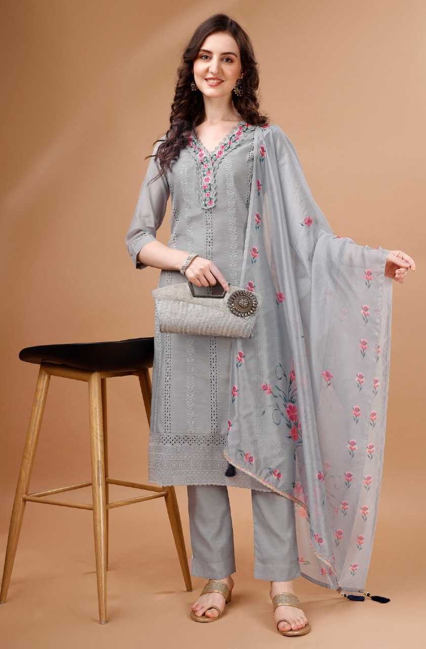 Ynf Chanderi Silk KESH507 116 Suits & Dresses Wholesale Ladies Suits Party wear suits Designer Suits Manufacturer