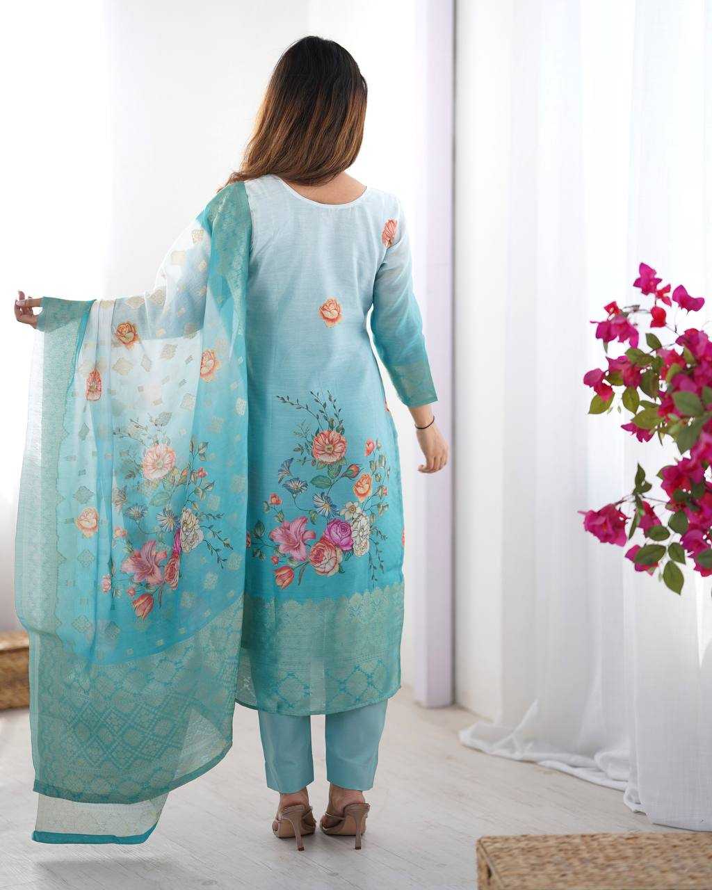 Ynf Chanderi Silk RIN133 16 Suits & Dresses Wholesale Ladies Suits Printed Suits Silk Suits Manufacturer