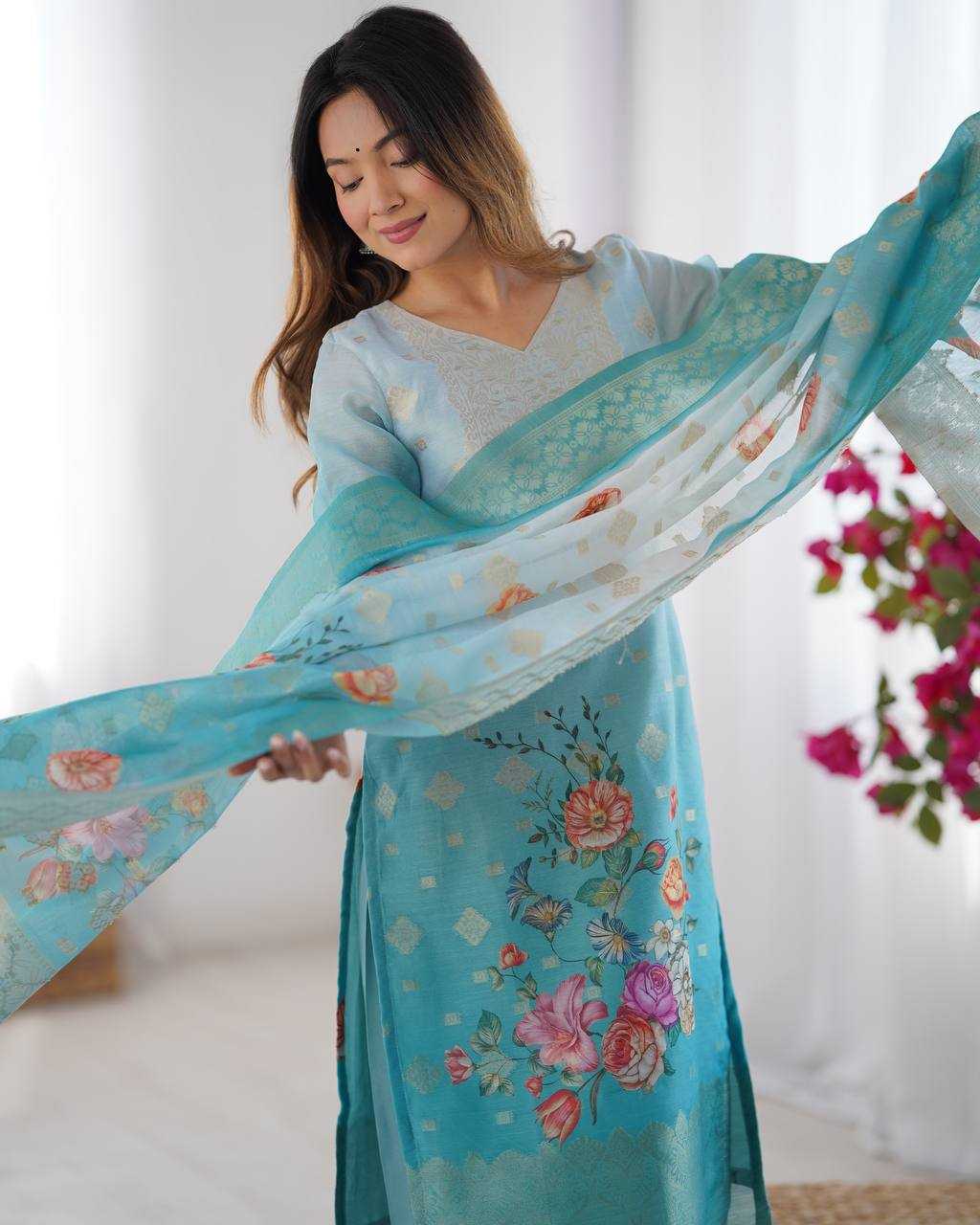 Ynf Chanderi Silk RIN133 16 Suits & Dresses Wholesale Ladies Suits Printed Suits Silk Suits Manufacturer