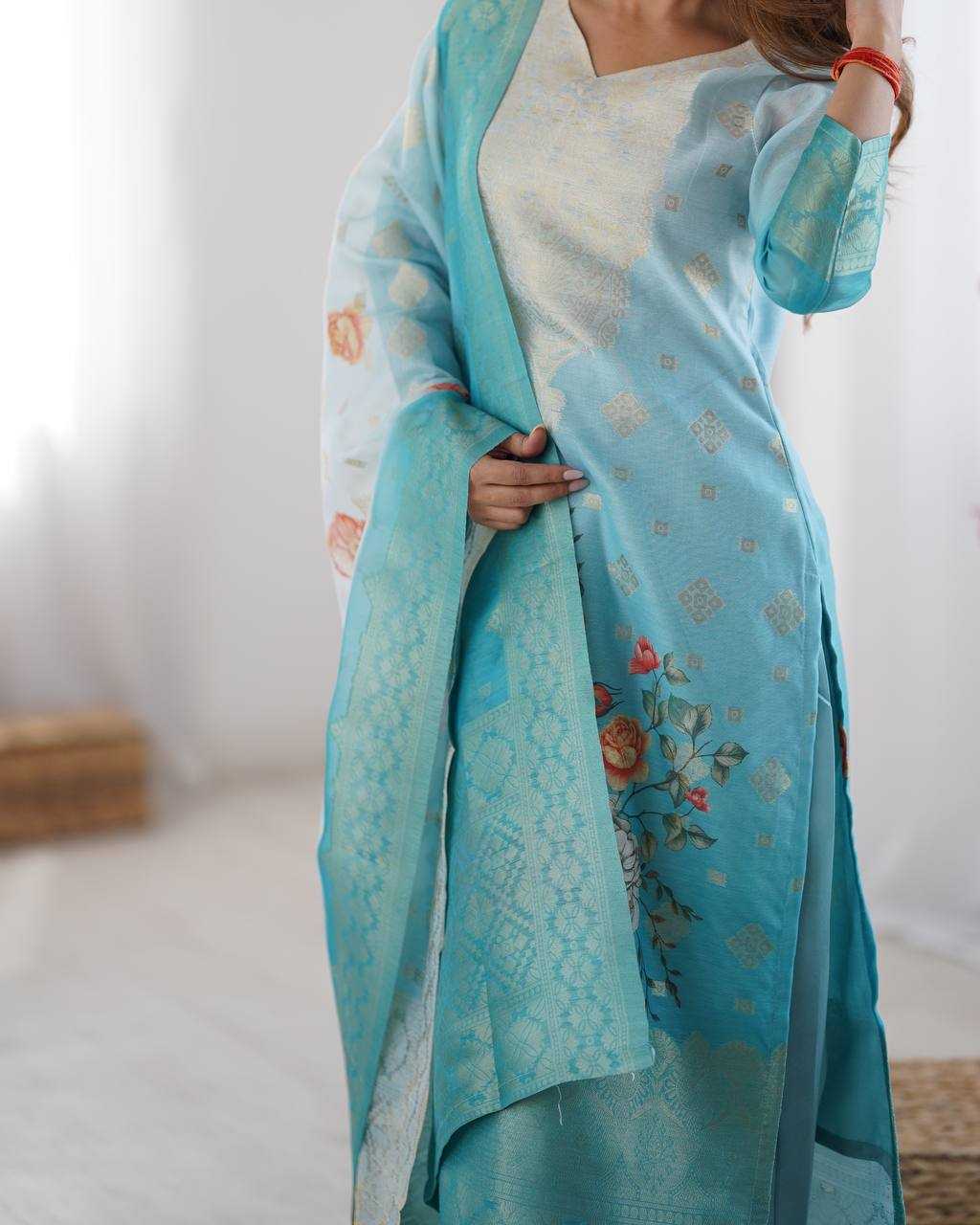 Ynf Chanderi Silk RIN133 16 Suits & Dresses Wholesale Ladies Suits Printed Suits Silk Suits Manufacturer