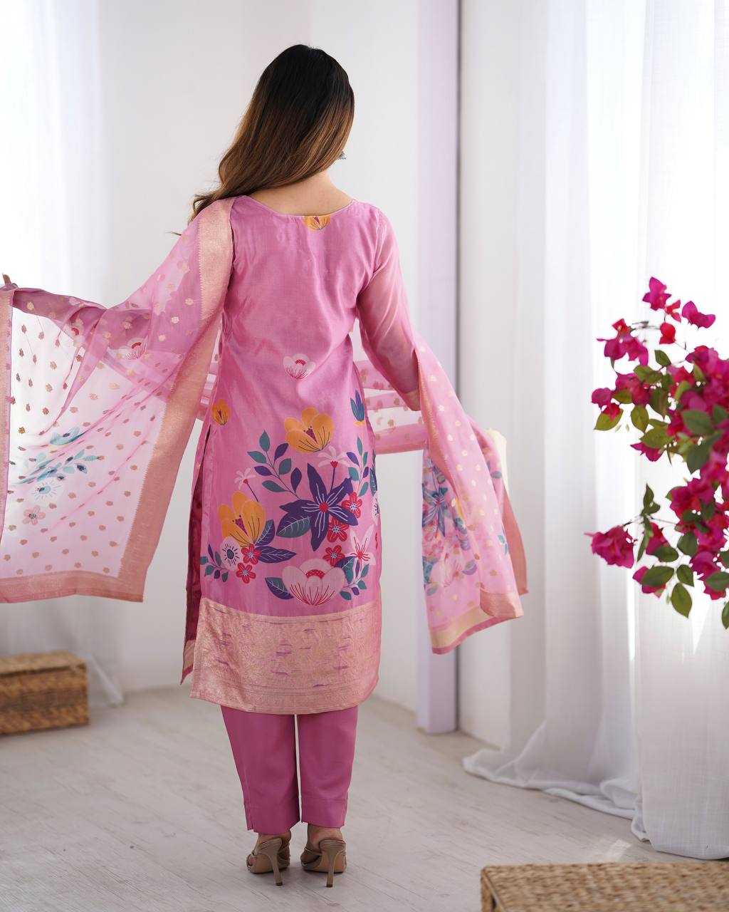 Ynf Chanderi Silk RIN133 16 Suits & Dresses Wholesale Ladies Suits Printed Suits Silk Suits Manufacturer