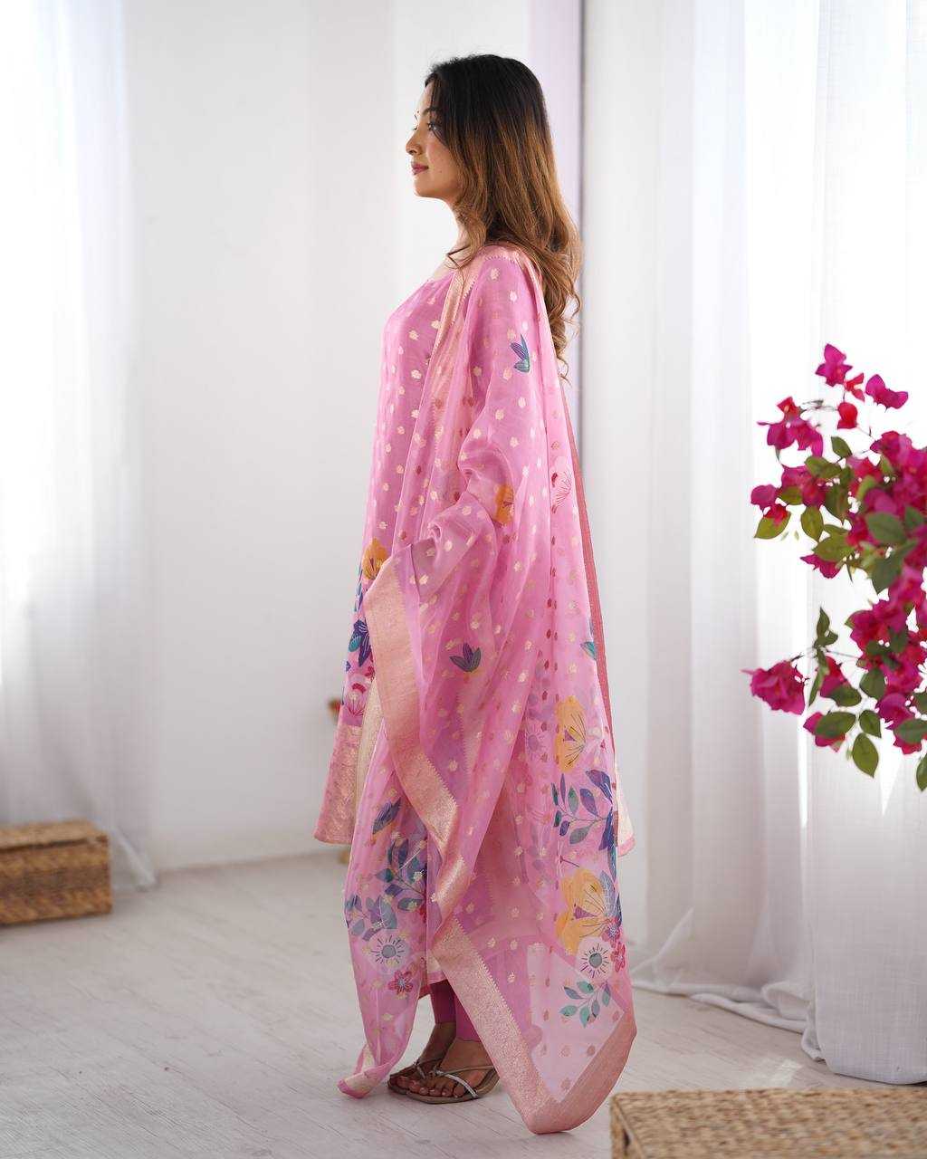 Ynf Chanderi Silk RIN133 16 Suits & Dresses Wholesale Ladies Suits Printed Suits Silk Suits Manufacturer