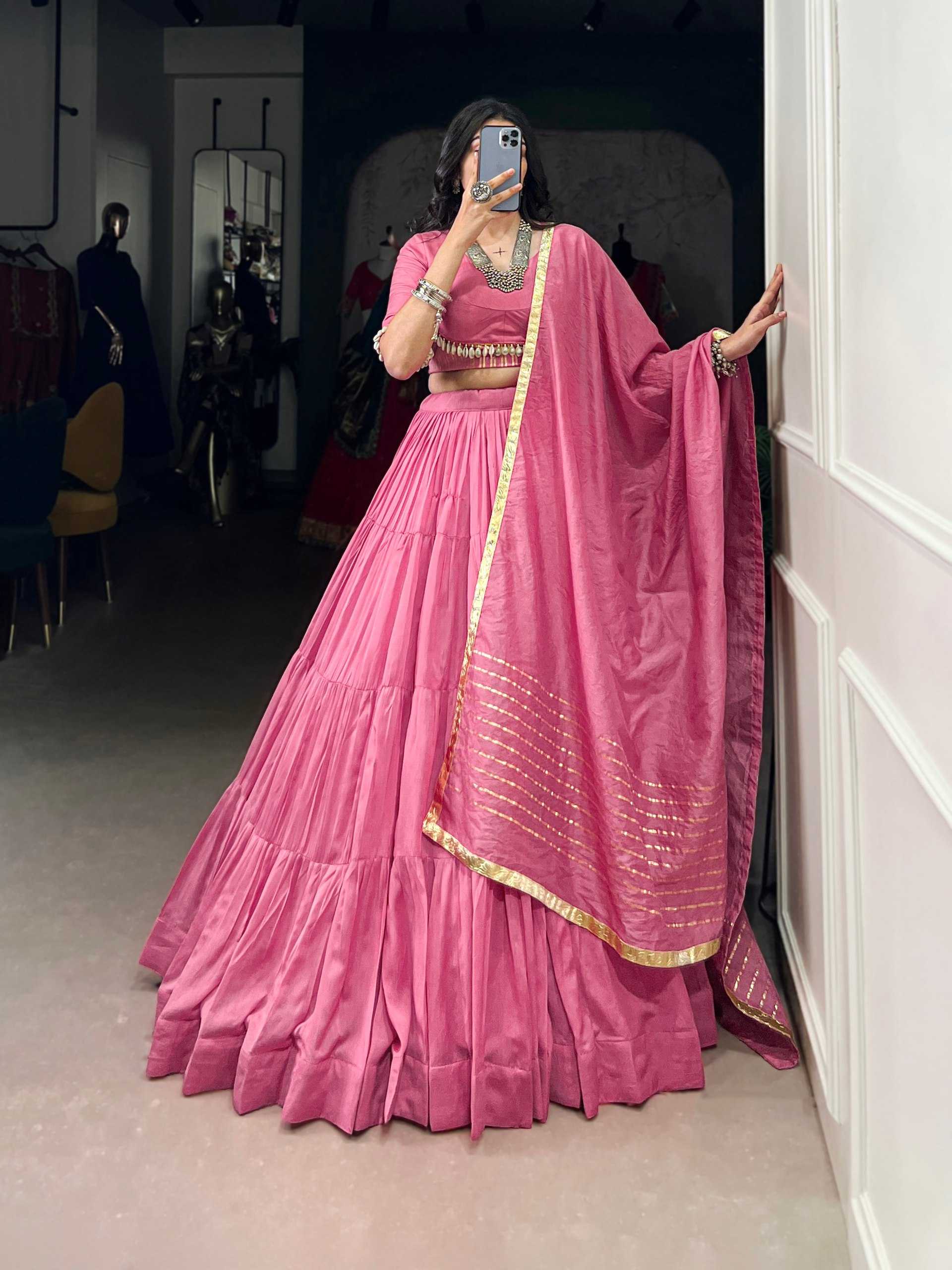 Ynf Chanderi Soft KESH134 1609 Lehengas Wedding Collections Festive Collections Wholesale Lehenga With Dupatta Lehenga With Blouse Wedding Outfits Manufacturer
