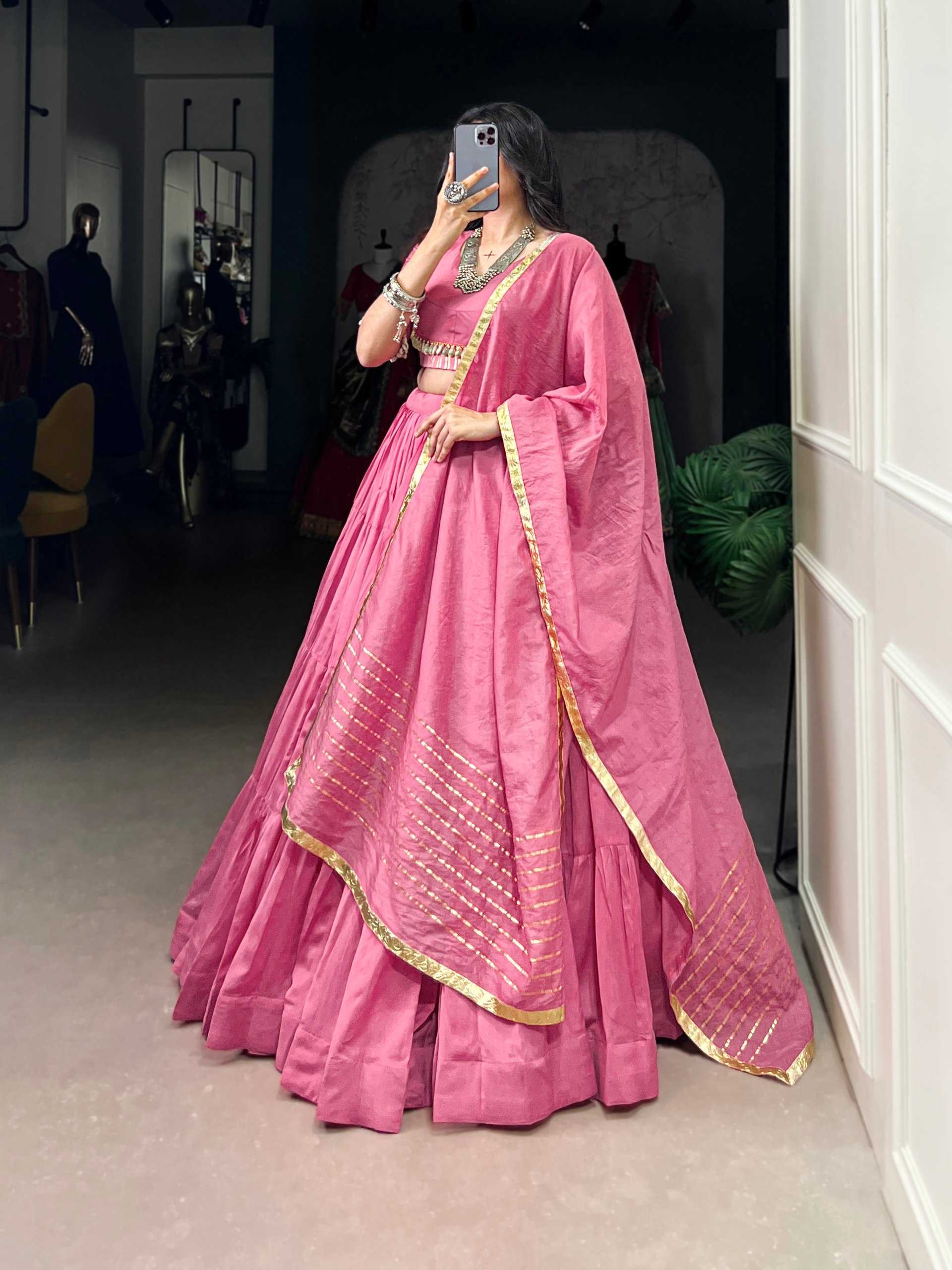 Ynf Chanderi Soft KESH134 1609 Lehengas Wedding Collections Festive Collections Wholesale Lehenga With Dupatta Lehenga With Blouse Wedding Outfits Manufacturer