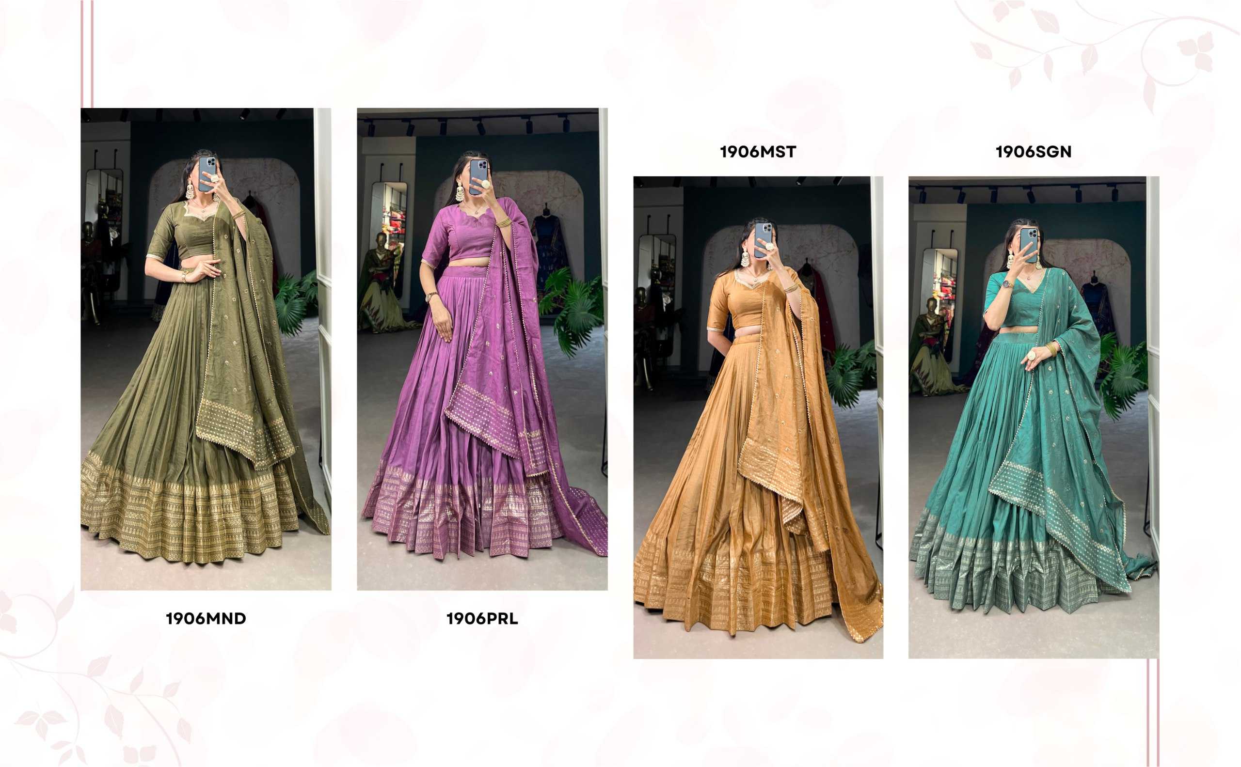 Ynf Chanderi Soft KESH134 1906 Lehengas Wedding Collections Festive Collections Wholesale Lehenga With Dupatta Sequins Lehenga Lehenga With Blouse Manufacturer