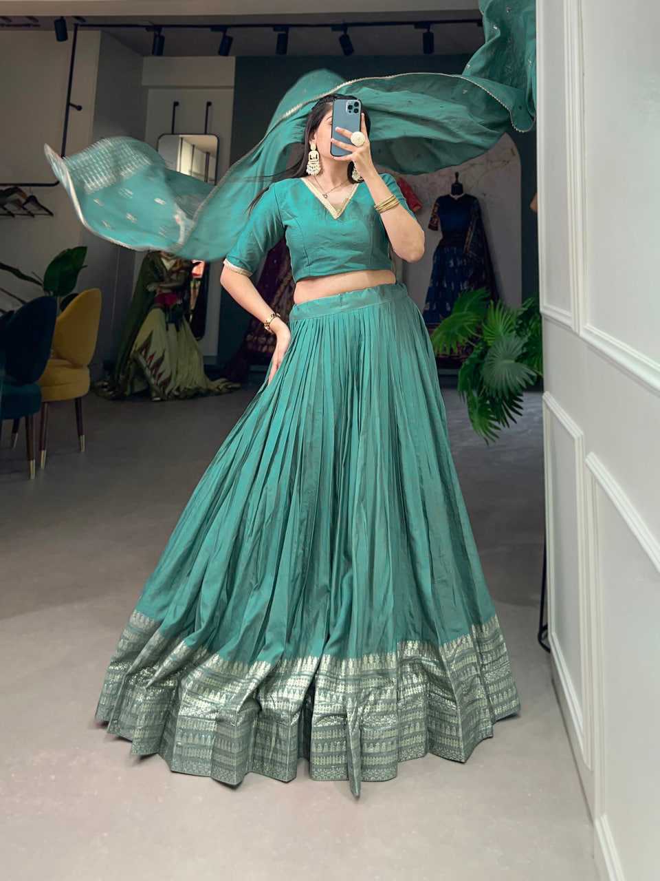 Ynf Chanderi Soft KESH134 1906 Lehengas Wedding Collections Festive Collections Wholesale Lehenga With Dupatta Sequins Lehenga Lehenga With Blouse Manufacturer