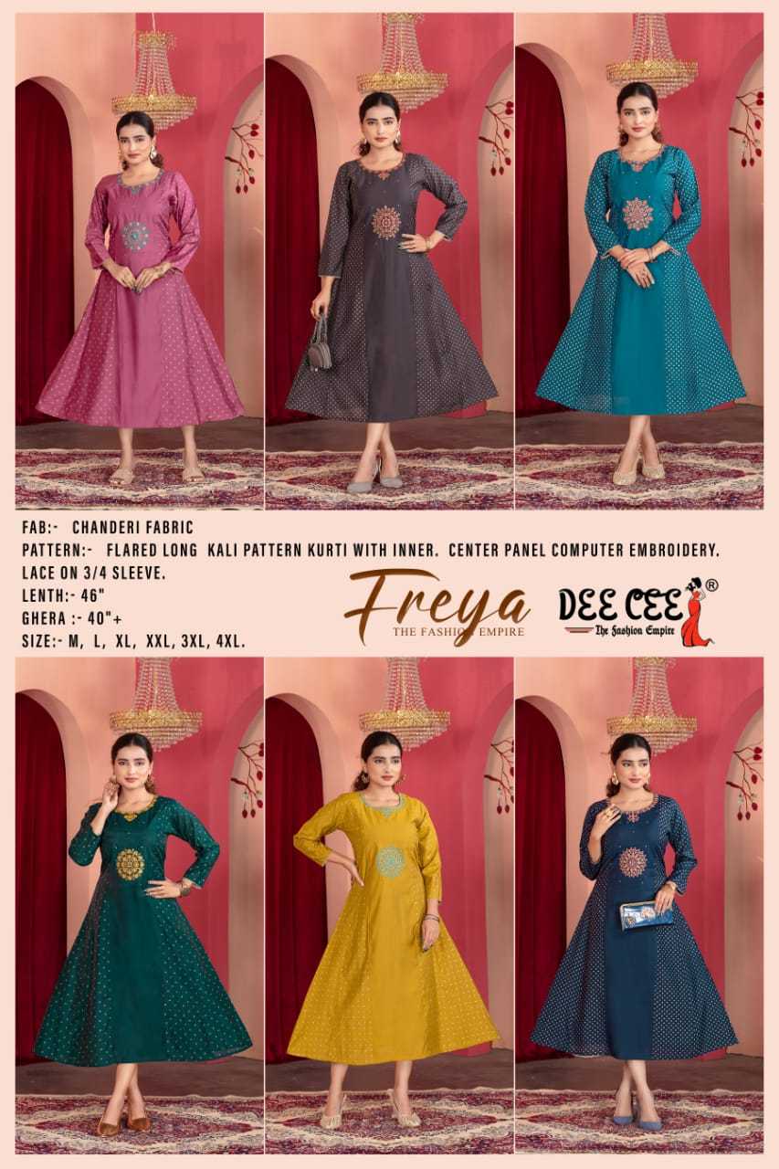 Ynf Chanderi Soft RIN190 DEECEE FREYA Setwise Collections Wholesale Gowns Catalogs Manufacturer