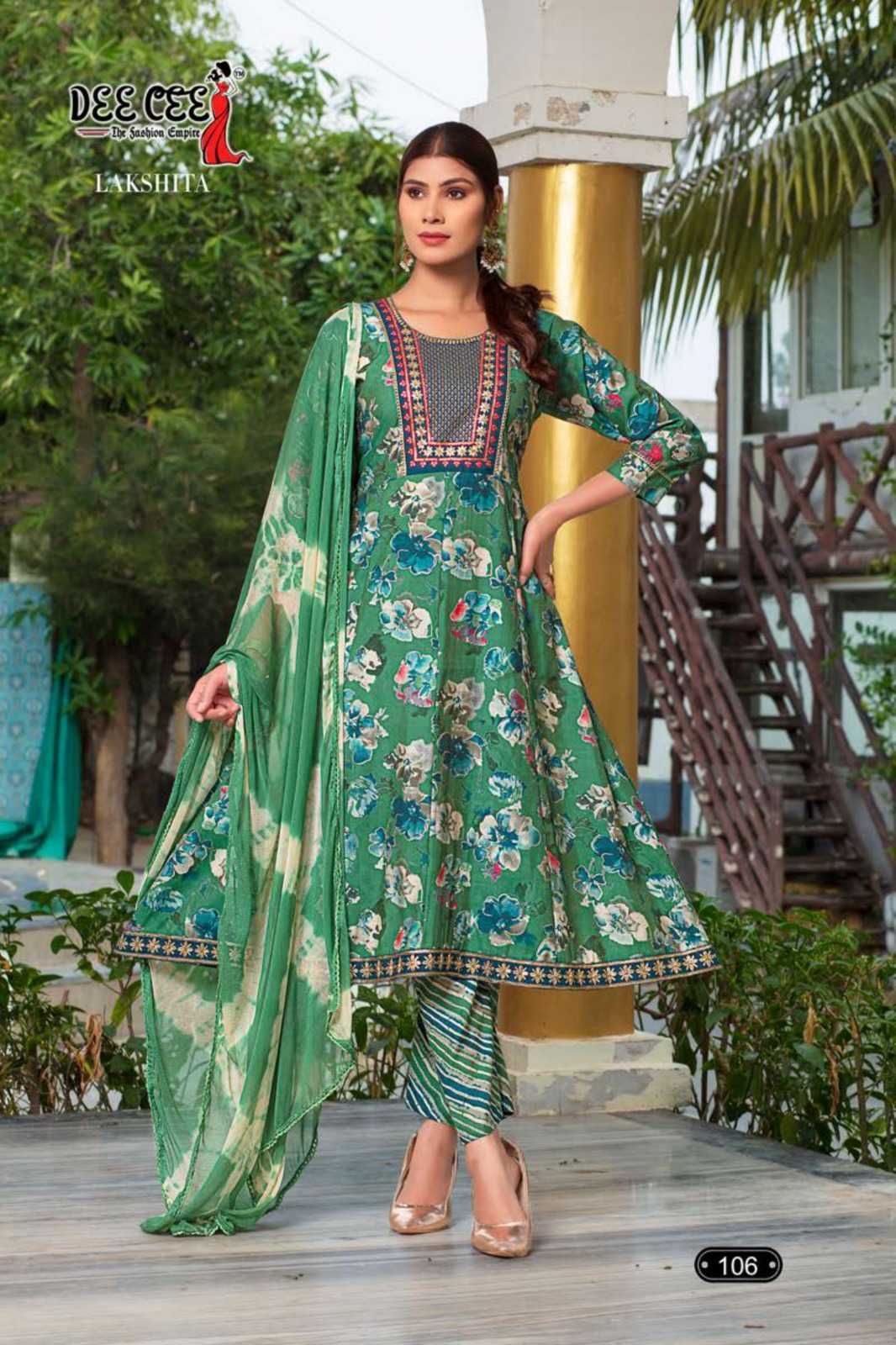 Ynf Chanderi Soft RIN190 DEECEE-LAKSHITA Setwise Collections Wholesale Gowns Catalogs Manufacturer