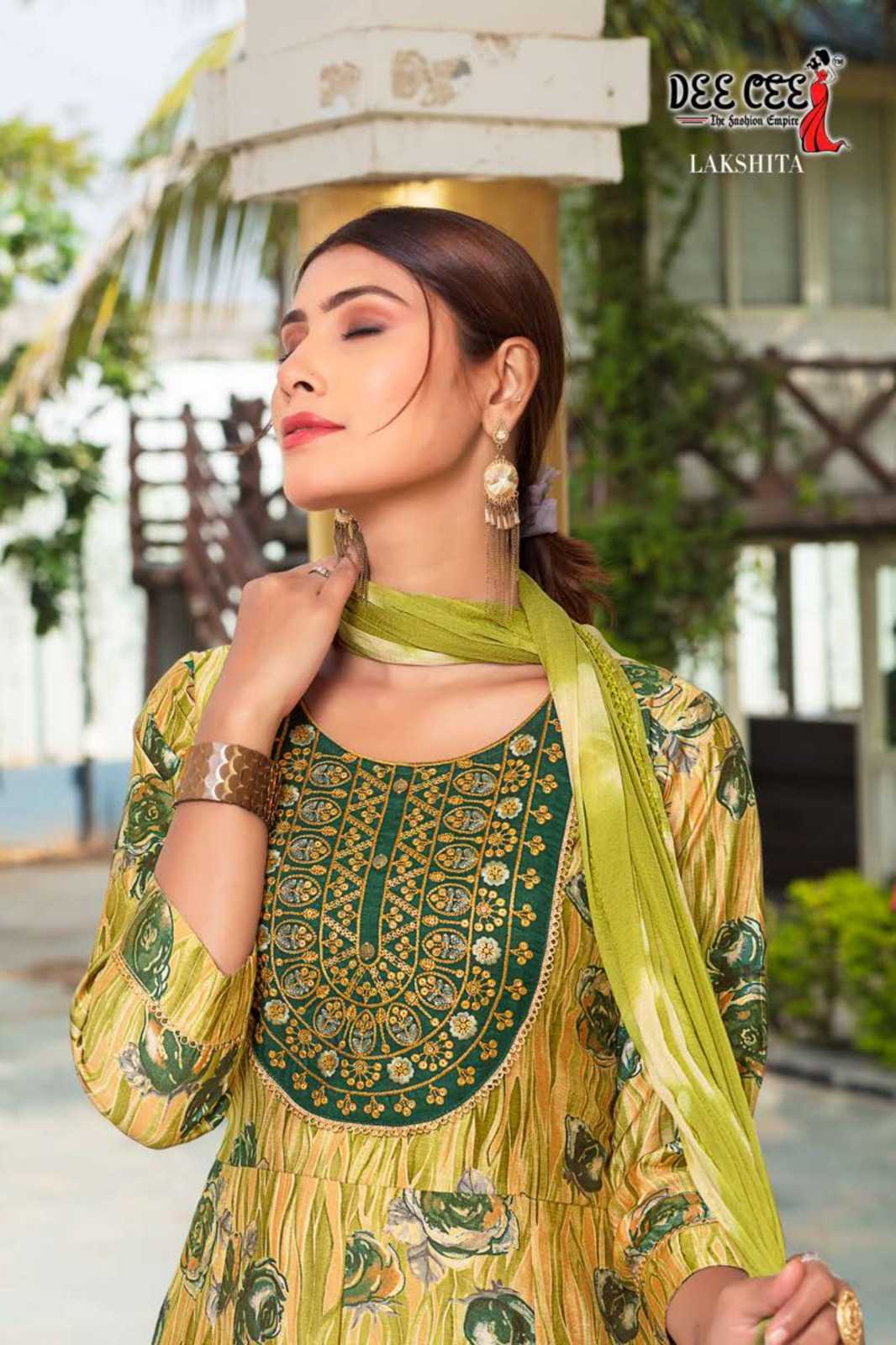 Ynf Chanderi Soft RIN190 DEECEE-LAKSHITA Setwise Collections Wholesale Gowns Catalogs Manufacturer
