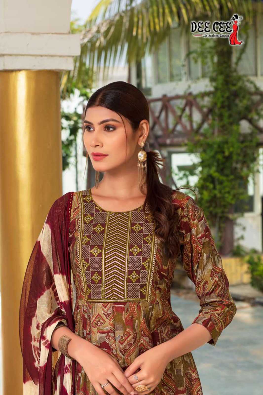 Ynf Chanderi Soft RIN190 DEECEE-LAKSHITA Setwise Collections Wholesale Gowns Catalogs Manufacturer