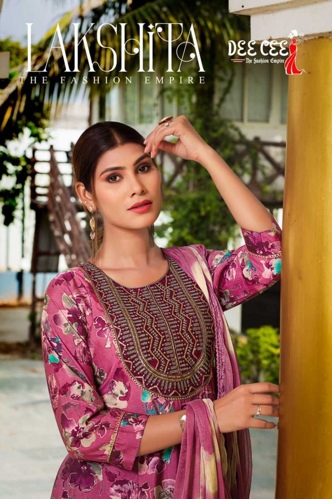 Ynf Chanderi Soft RIN190 DEECEE-LAKSHITA Setwise Collections Wholesale Gowns Catalogs Manufacturer