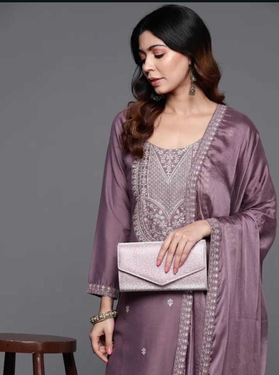 Ynf Chanderi Soft RIN222 Si-205 Kurti Wedding Collections Wholesale Designer Kurtis Embroidered Kurtis Kurti With Pants Manufacturer