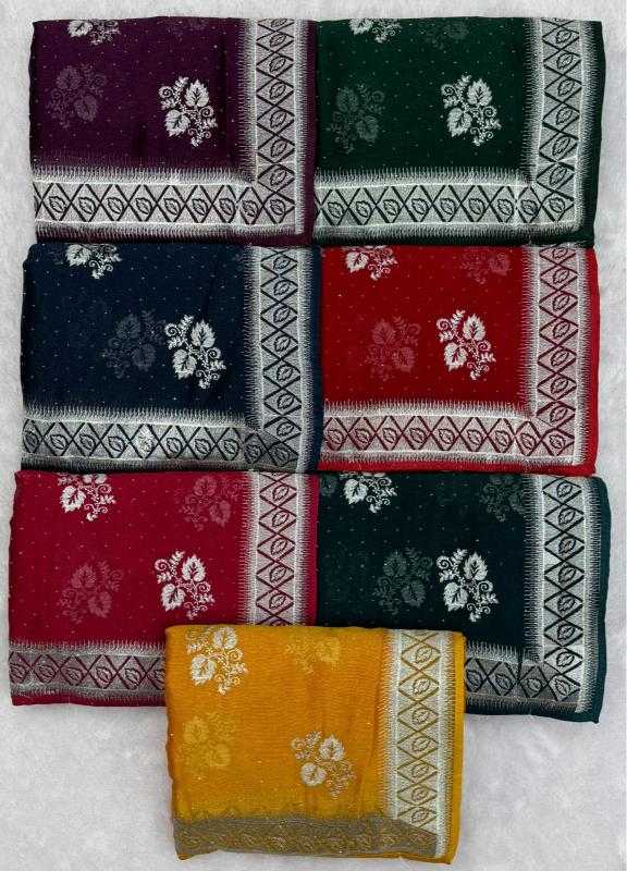 Ynf Chiffon KESH114 4153 Sarees Wedding Collections Festive Collections Wholesale Embroidered Sarees Stone Work Saree Zari Border Sarees Manufacturer