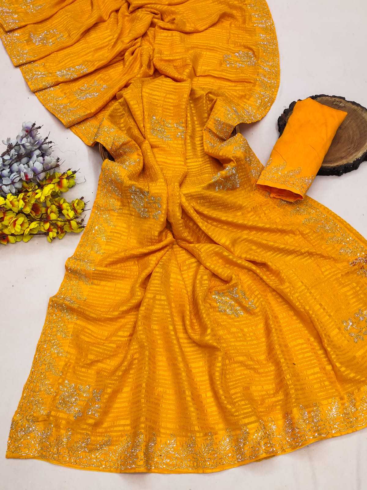 Ynf Chiffon KESH514 107 Sarees Wholesale Designer Sarees Party Wear Sarees Fancy Sarees Manufacturer
