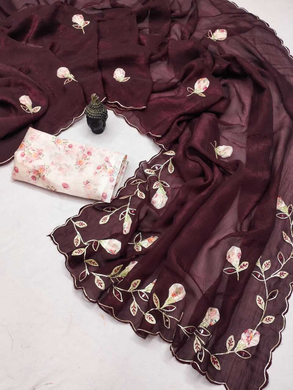 Ynf Chiffon KESH514 126 Sarees Wholesale Designer Sarees Party Wear Sarees Fancy Sarees Manufacturer