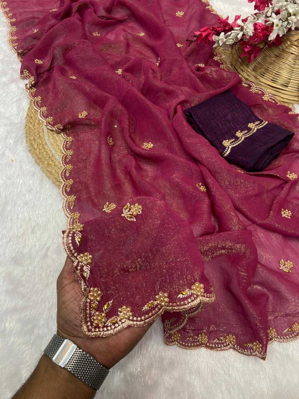 Ynf Chiffon KESH514 140 Sarees Wholesale Designer Sarees Chiffon Sarees Embroidered Sarees Manufacturer