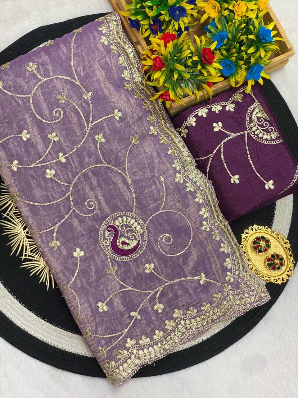 Ynf Chiffon KESH514 154 Sarees Wedding Collections Festive Collections Wholesale Chiffon Sarees Embroidered Sarees Sarees With Blouse Manufacturer