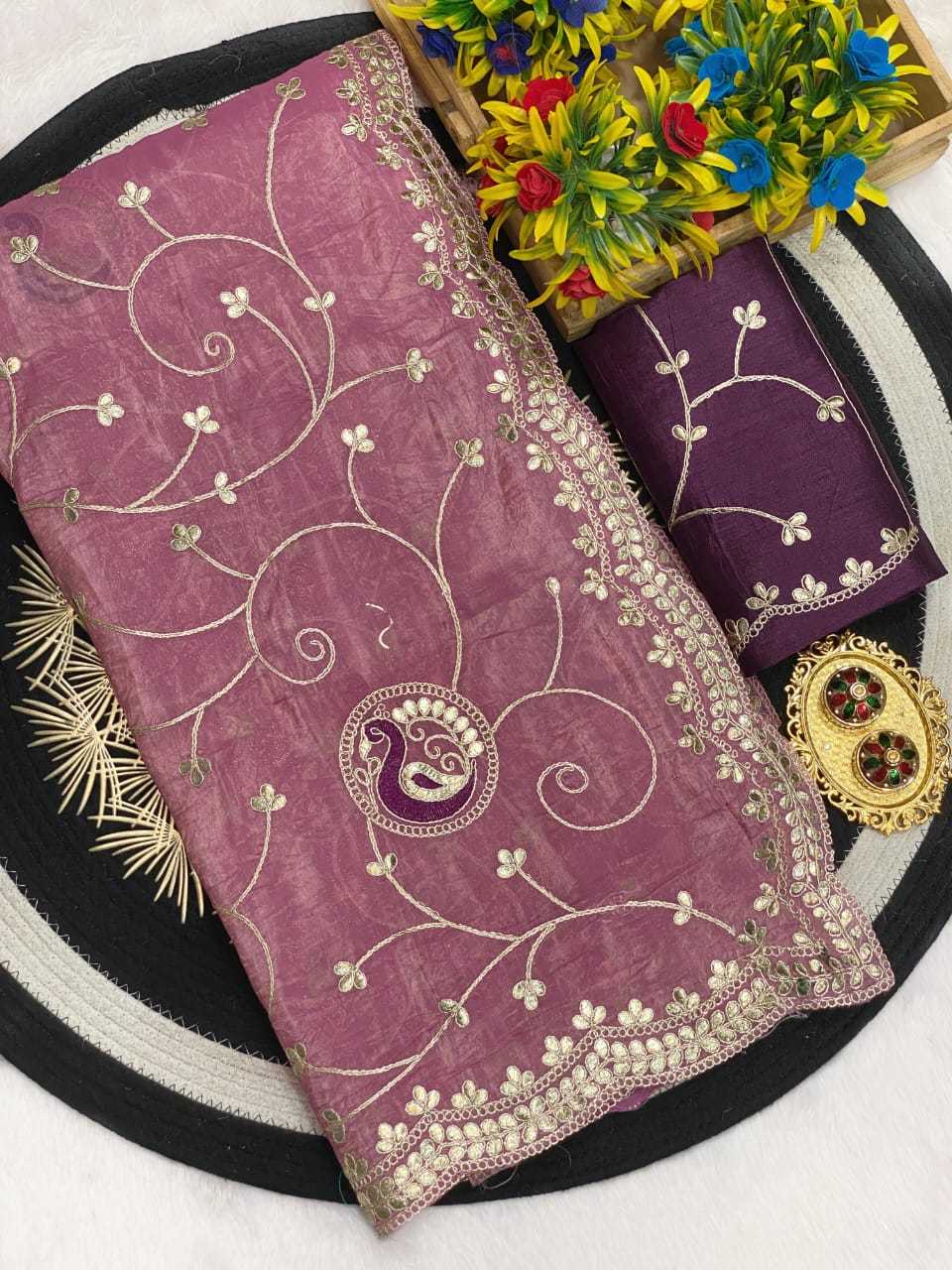 Ynf Chiffon KESH514 154 Sarees Wedding Collections Festive Collections Wholesale Chiffon Sarees Embroidered Sarees Sarees With Blouse Manufacturer