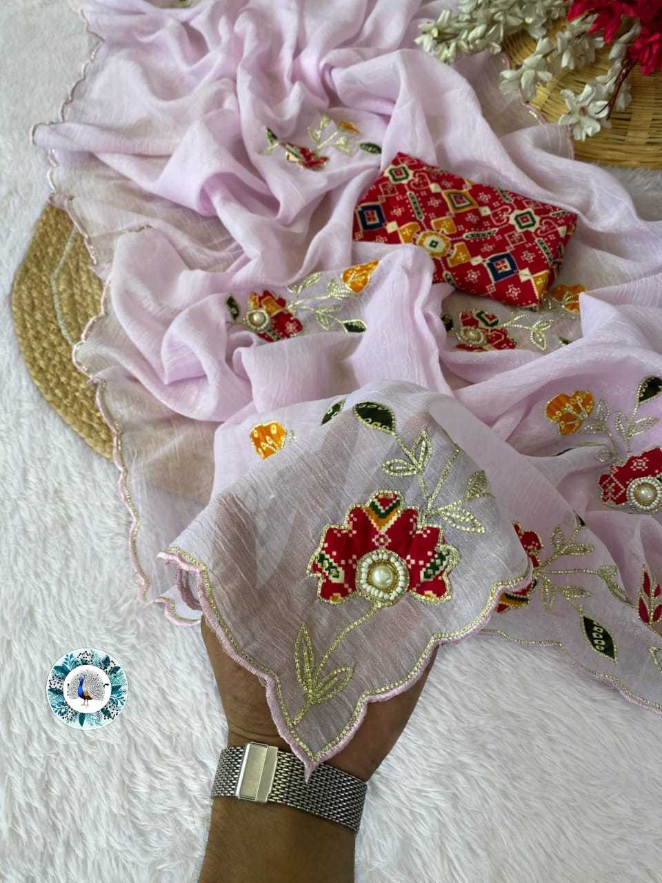 Ynf Chiffon RIN128 bandhani Sarees Wedding Collections Festive Collections Wholesale Designer Sarees Chiffon Sarees Wedding Outfits Manufacturer