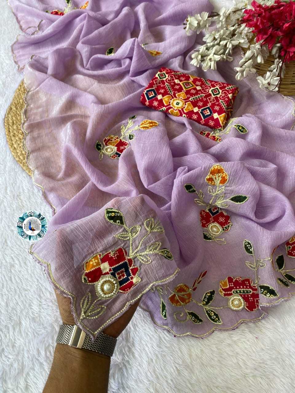 Ynf Chiffon RIN128 bandhani Sarees Wedding Collections Festive Collections Wholesale Designer Sarees Chiffon Sarees Wedding Outfits Manufacturer