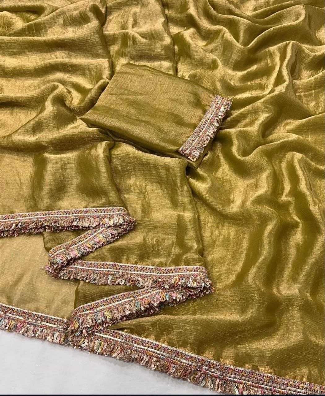 Ynf Chiffon RIN132 190 Sarees Wholesale Fancy Sarees Plain Sarees Lace Border Sarees Manufacturer