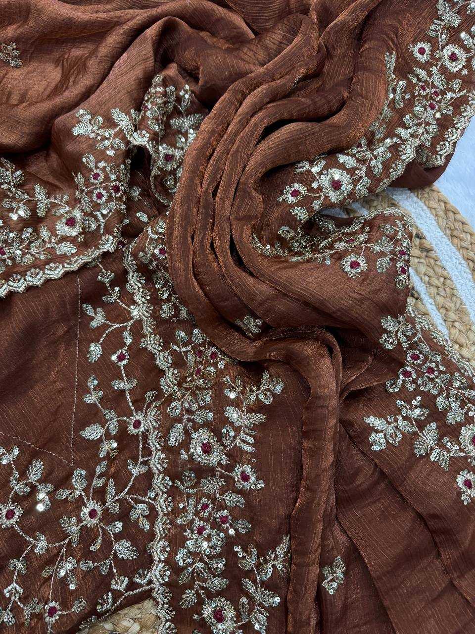 Ynf Chiffon RIN151 5461 Sarees Wedding Collections Festive Collections Wholesale Designer Sarees Chiffon Sarees Sarees With Blouse Manufacturer
