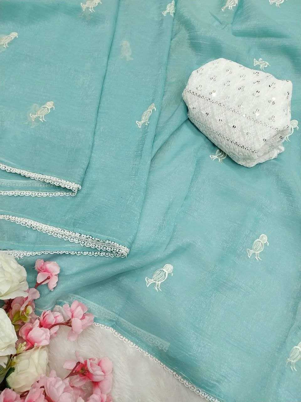 Ynf Chiffon RIN171 Anvita Sarees Wedding Collections Festive Collections Wholesale Chiffon Sarees Embroidered Sarees Sarees With Blouse Manufacturer