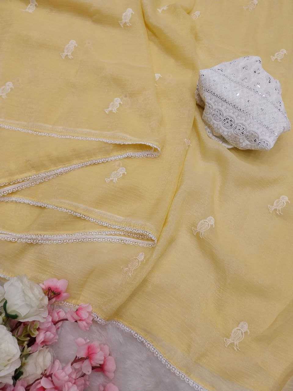 Ynf Chiffon RIN171 Anvita Sarees Wedding Collections Festive Collections Wholesale Chiffon Sarees Embroidered Sarees Sarees With Blouse Manufacturer