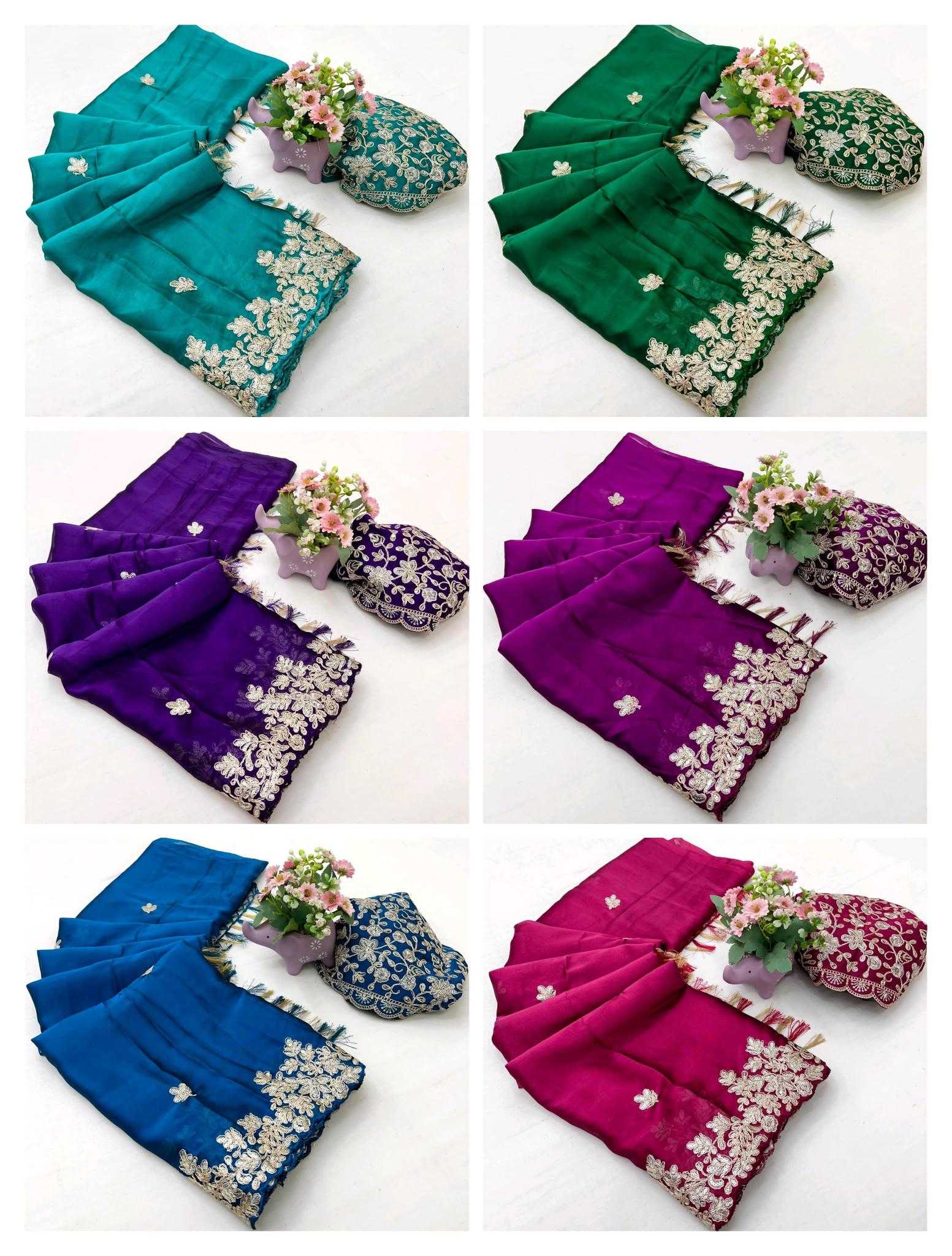 Ynf Chiffon RIN209 Sitara Sarees Wedding Collections Wholesale Designer Sarees Chiffon Sarees Embroidered Sarees Manufacturer