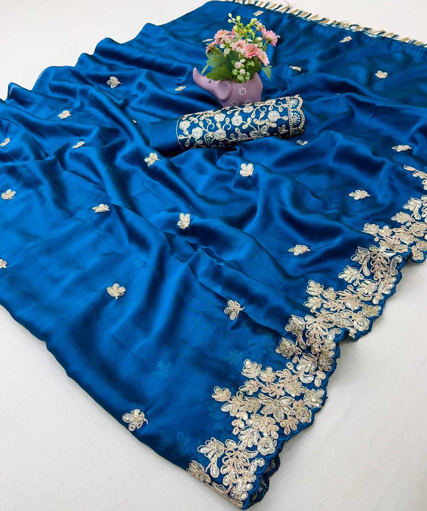 Ynf Chiffon RIN209 Sitara Sarees Wedding Collections Wholesale Designer Sarees Chiffon Sarees Embroidered Sarees Manufacturer