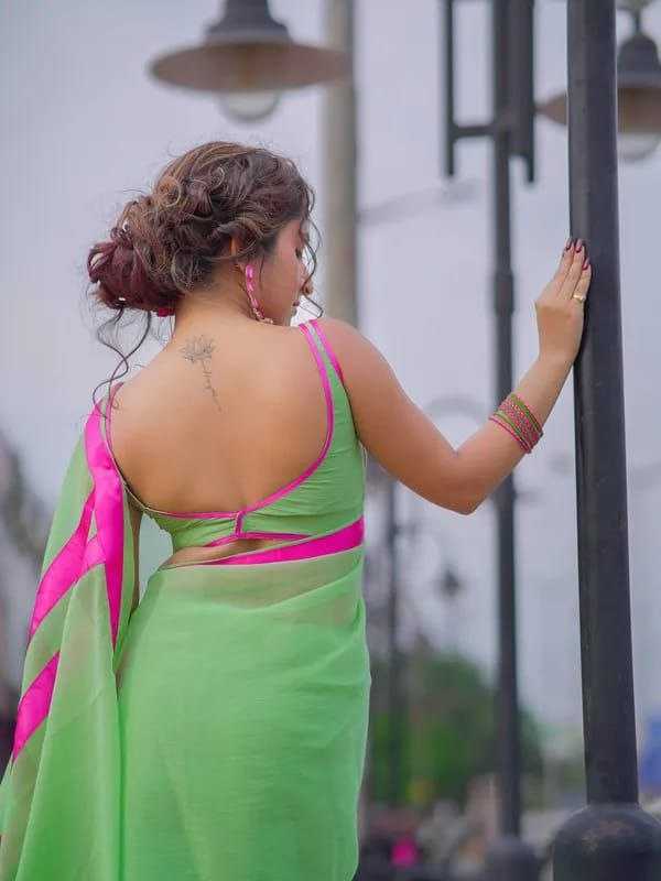 Ynf Chiffon RIN216 Ankita Sarees Wholesale Party Wear Sarees Fancy Sarees Manufacturer