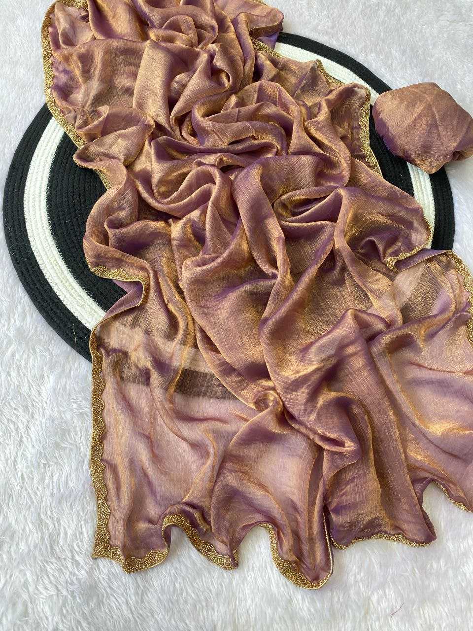 Ynf Chiffon RIN216 Apsara Sarees Wholesale Party Wear Sarees Fancy Sarees Hand Work Sarees Stone Work Saree Manufacturer
