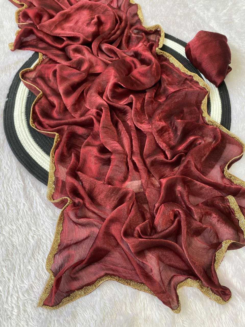 Ynf Chiffon RIN216 Apsara Sarees Wholesale Party Wear Sarees Fancy Sarees Hand Work Sarees Stone Work Saree Manufacturer