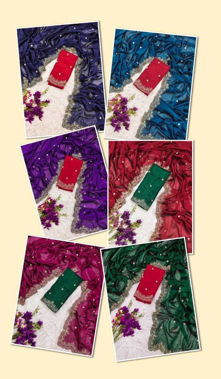 Ynf Chiffon RIN216 swastika Sarees Wholesale Designer Sarees Ready To Wear Sarees Chiffon Sarees Manufacturer