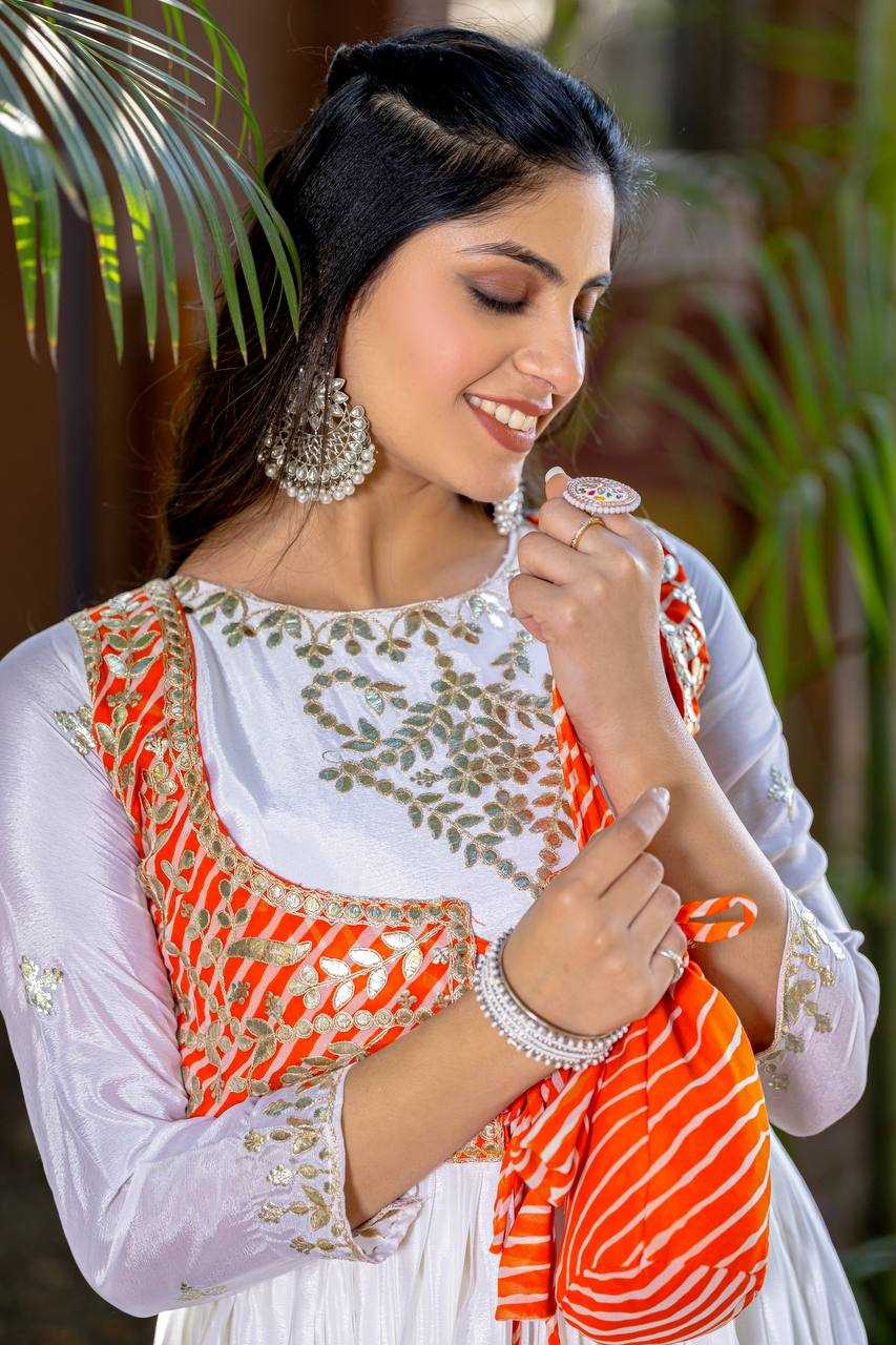Ynf Chinon KESH498 084 Gowns Wholesale Printed Gowns Fancy Gowns Long Gowns Manufacturer