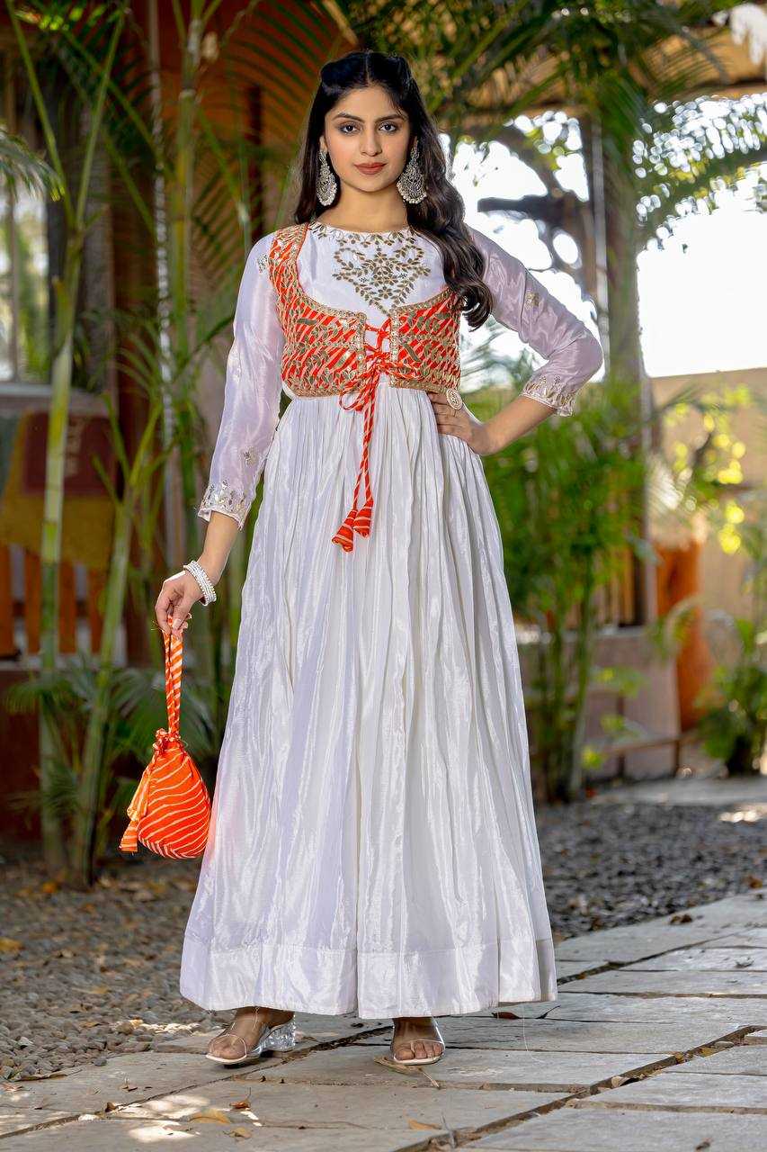 Ynf Chinon KESH498 084 Gowns Wholesale Printed Gowns Fancy Gowns Long Gowns Manufacturer