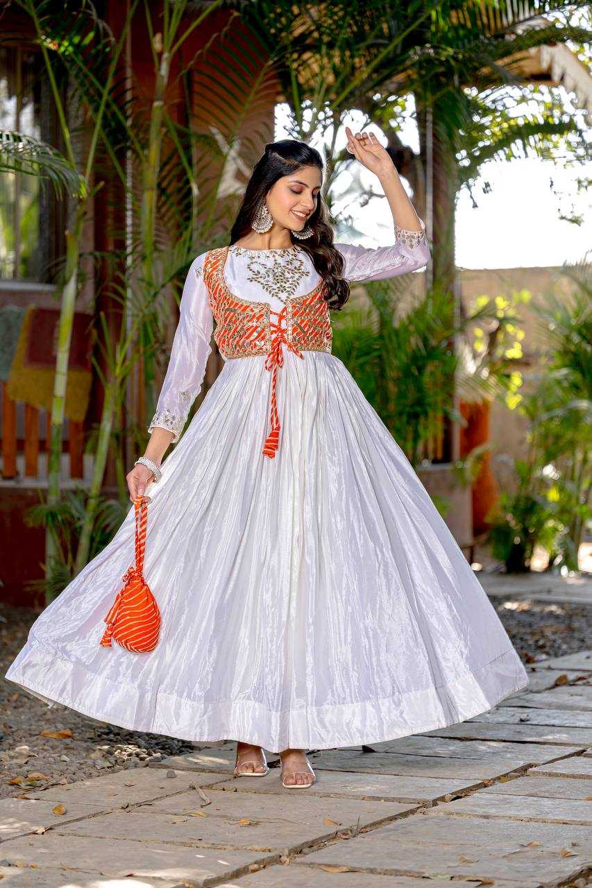 Ynf Chinon KESH498 084 Gowns Wholesale Printed Gowns Fancy Gowns Long Gowns Manufacturer