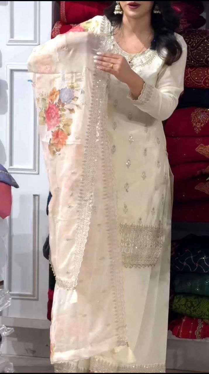 Ynf Chinon KESH158 6002 Suits & Dresses Wedding Collections Festive Collections Wholesale Sharara Salwar Suits Embroidery Suits Wedding Outfits Manufacturer