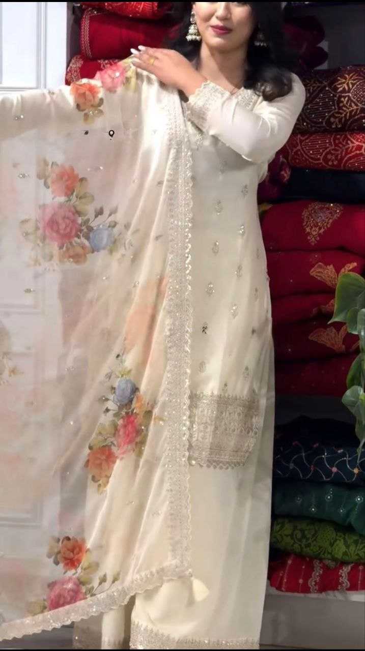 Ynf Chinon KESH158 6002 Suits & Dresses Wedding Collections Festive Collections Wholesale Sharara Salwar Suits Embroidery Suits Wedding Outfits Manufacturer