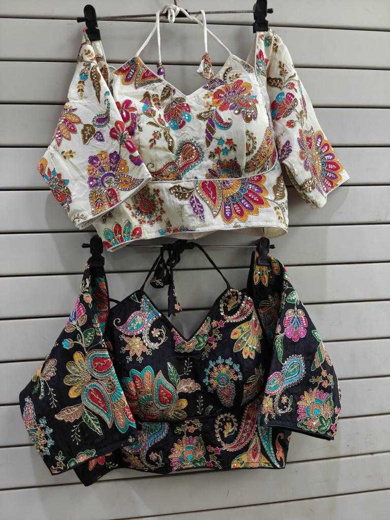 Ynf Chinon KESH437 Pure Readymade Blouses Wholesale Printed Blouse Designer Blouse Party Wear Blouse Manufacturer