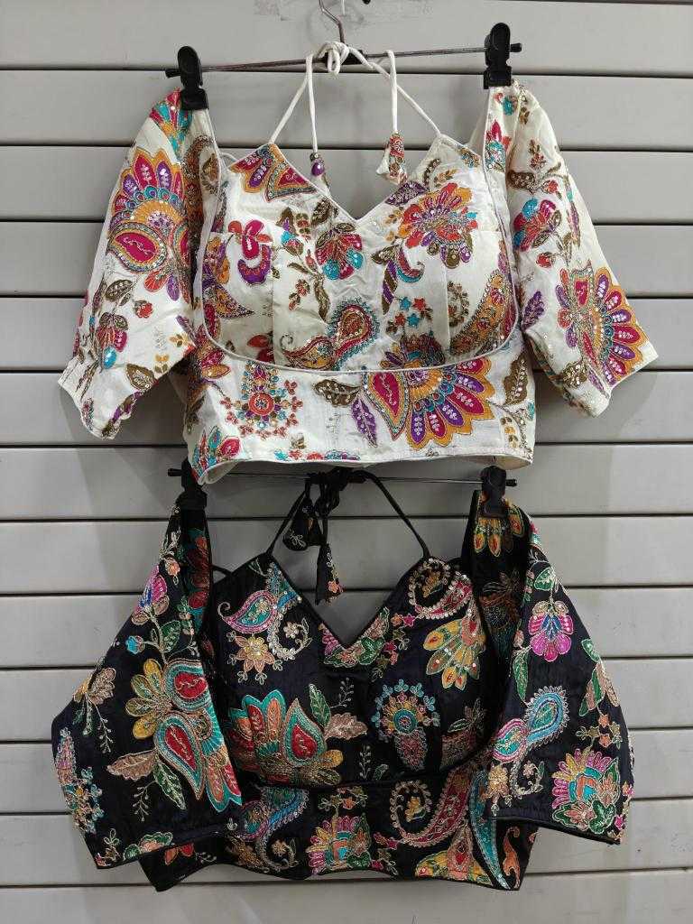 Ynf Chinon KESH437 Pure Readymade Blouses Wholesale Printed Blouse Designer Blouse Party Wear Blouse Manufacturer
