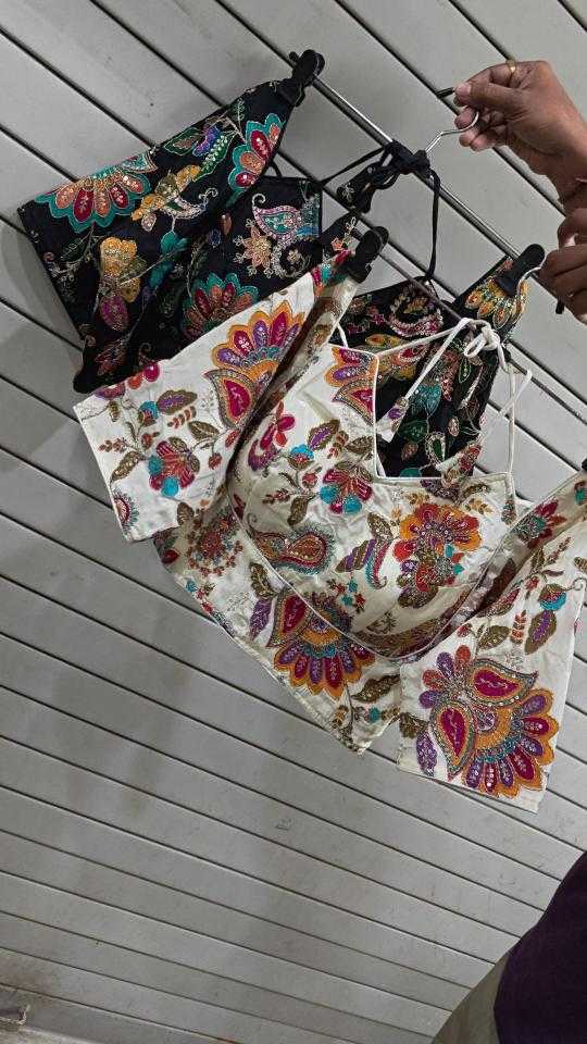 Ynf Chinon KESH437 Pure Readymade Blouses Wholesale Printed Blouse Designer Blouse Party Wear Blouse Manufacturer