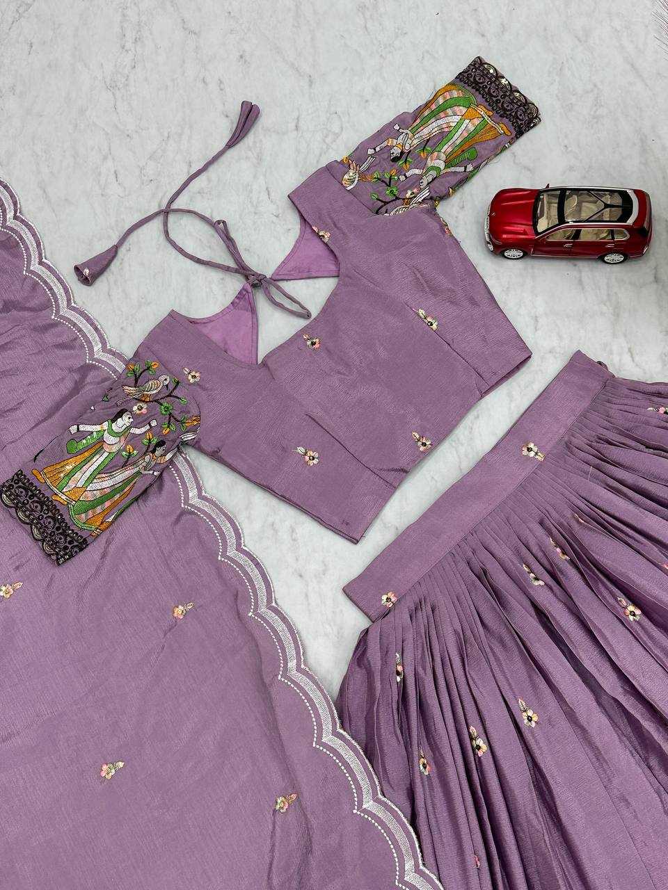 Ynf Chinon KESH497 231 Lehengas Wholesale Fancy Lehenga Silk Lehenga Embroidered Lehenga Manufacturer