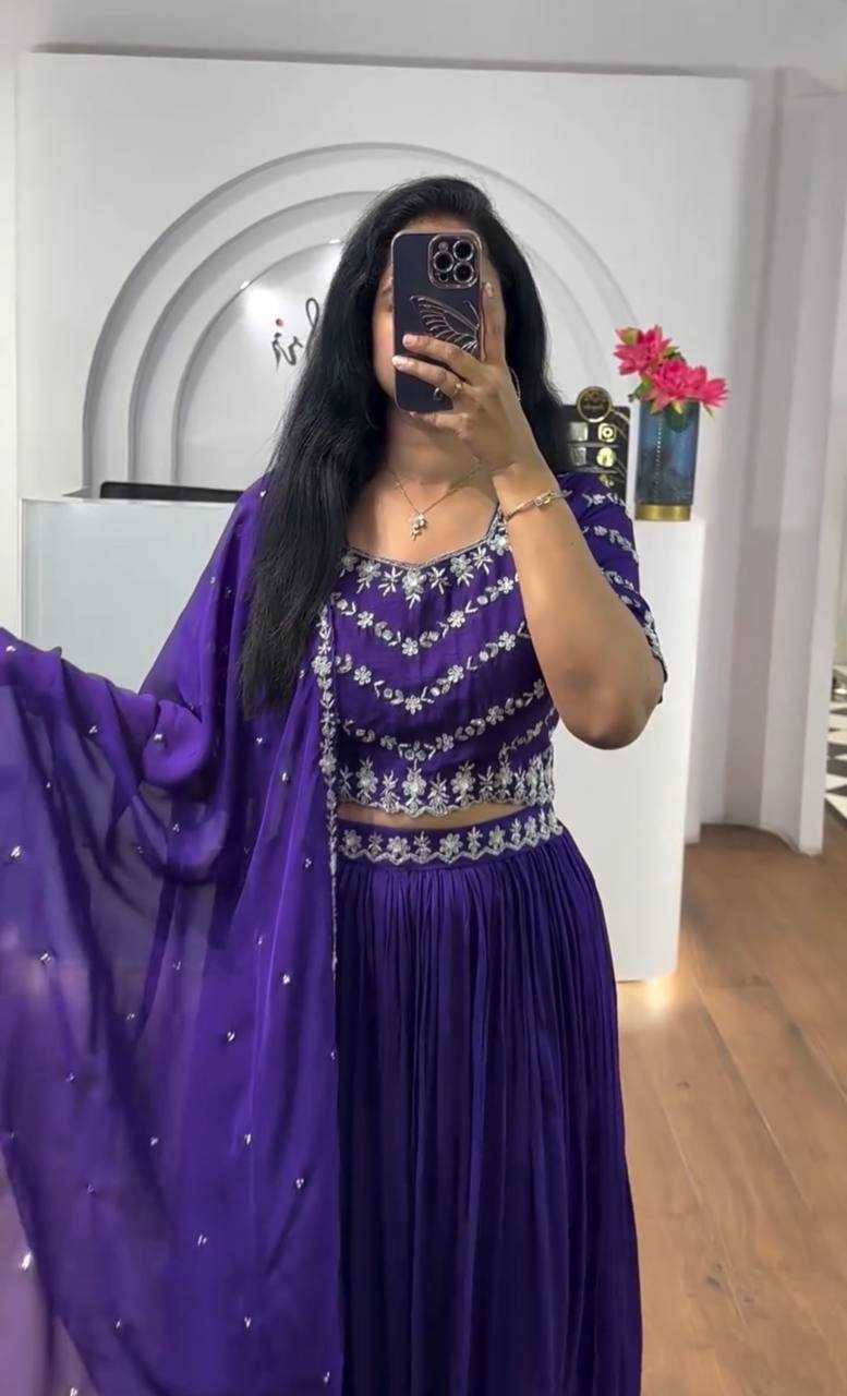 Ynf Chinon KESH497 234 Lehengas Wholesale Fancy Lehenga Silk Lehenga Embroidered Lehenga Manufacturer
