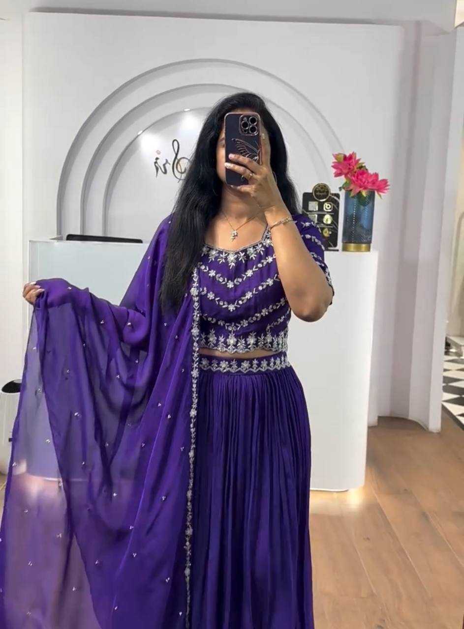Ynf Chinon KESH497 234 Lehengas Wholesale Fancy Lehenga Silk Lehenga Embroidered Lehenga Manufacturer