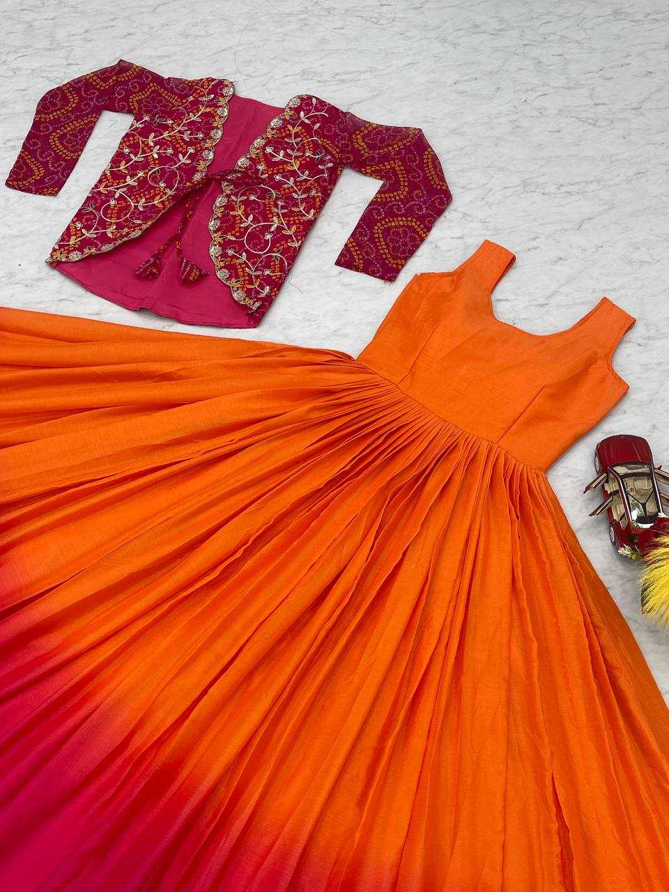 Ynf Chinon KESH498 042 Gowns Wholesale Printed Gowns Fancy Gowns Party Gowns Manufacturer